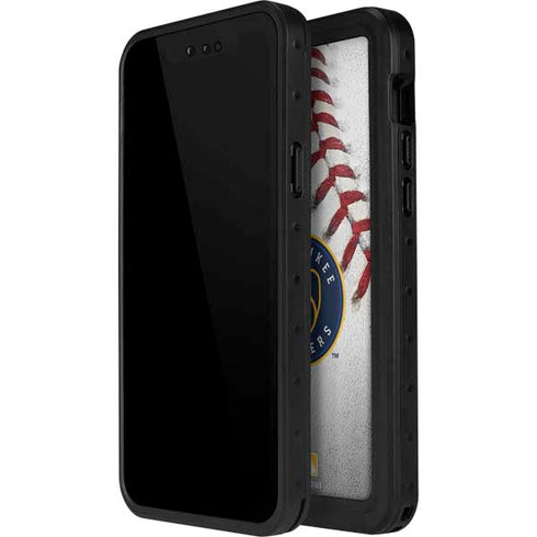 MLB Milwaukee Brewers Game Ball iPhone 15 Pro Waterproof Case